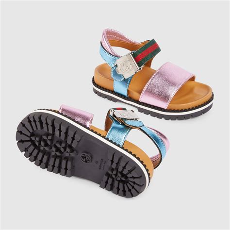 gucci sandals for toddlers|brand new kids gucci sandals.